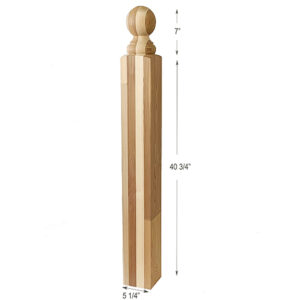 Boise Square B/T Newel — 6x6