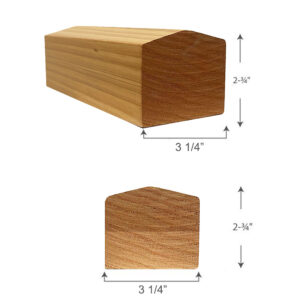 Taper Top Rail — 4x4