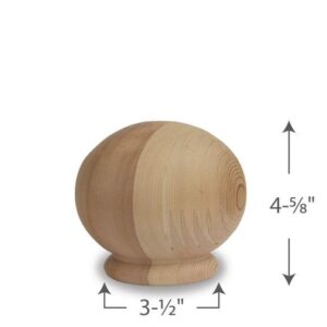 Cedar Bailey Finial 6 Inch