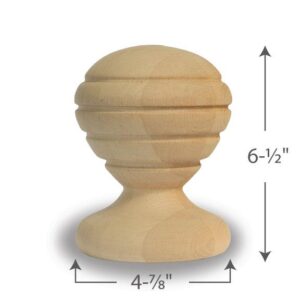 Cedar Beehive Finial 6 Inch