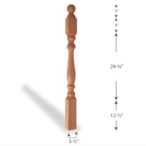 Cedar Boise 4x4 Cedar Newel