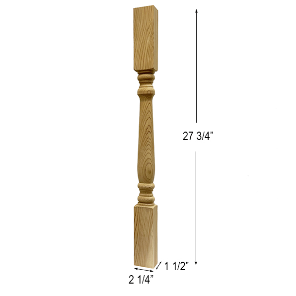 Colonial Oval Spindle — 2x3 - Mr. Spindle, Inc.