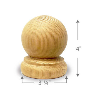 Designer Finial — 4"