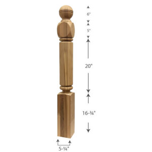 Empire B/T Newel — 6x6