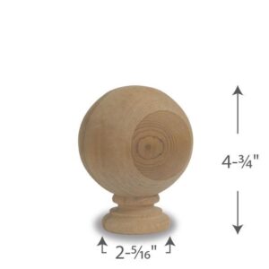 Cedar Madison Finial 5 Inch