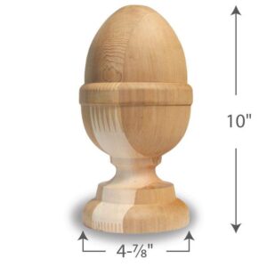 Cedar Majestic Finial 6 Inch