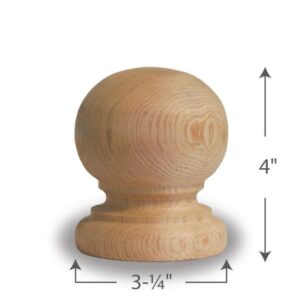 Cedar Traditional Finial 4 Inch