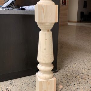 Custom 8x8 Newel