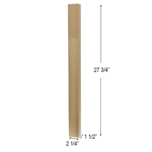 2x3 Baluster 1 1/2" x 2 1/4"