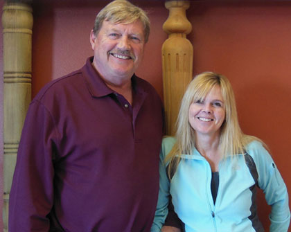 Bob and Vickie Mathews, President/CEO and VP of Mr. Spindle